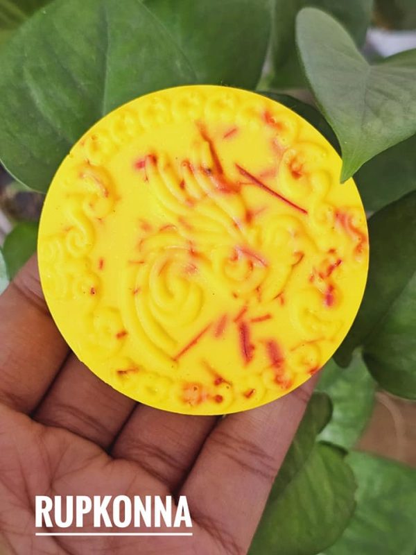 RupKonna Brightening Saffron Goat Milk Soap 50g 5pcs